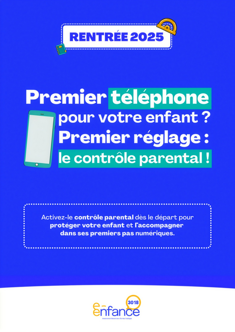 Un guide complet pour activer et comprendre le contrôle parental sur les appareils connectés est mis à disposition sur e-enfance.org/fiches-conseil-rentree-2025/