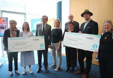 Les associations Agoraé rouennaise et havraise ont chacune reçu 5 322 euros de la part des élus départementaux.