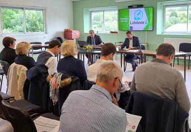 Philippe Damarin, directeur général de Labônor et son président, Emmanuel Hecq, sont revenus lors de l'assemblée générale du 28 mai dernier sur les activités du laboratoire et ses projets.