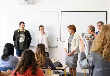 Le 1er septembre, Annie Genevard s'est rendue à la Maison familiale rurale de Chauvigny dans la Vienne.