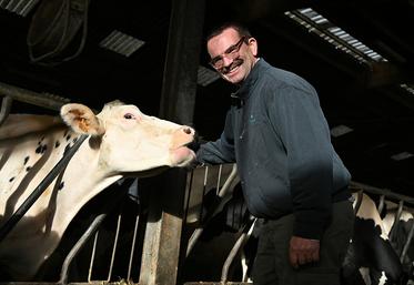 L’élevage de Bertrand Delenclos et de son associé Nicolas Dalmard compte 125 vaches de race prim’holstein. En parallèle de l’élevage, ils cultivent 215 hectares qui leur permettent d’assurer 85 à 90 % de la ration de leurs vaches.