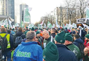 Arnaud Rousseau, président de la FNSEA : « JA et FNSEA, ensemble, portent une ambition pour l'agriculture (...) À Bruxelles, on a perdu le sens des réalités (...) Nous sommes là pour continuer à nourrir les Européens (...) S'il le faut, nous reviendrons (...) parce qu'il n'est pas question d'abdiquer (...) Sans agriculture, il n'y aura pas d'environnement, pas de paysage, pas d'énergie. Et nous, là où nous sommes, nos entreprises ne sont pas délocalisables ».