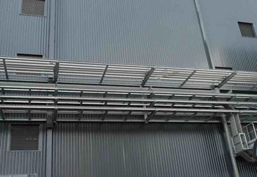 Inauguration du moulin flambant neuf de la coopérative Tereos à Nesle dans la Somme.