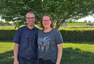 Sébastien et Brigette Leroy sont agriculteurs. Malgré des journées chargées, ils intègrent une activité physique à leur quotidien.