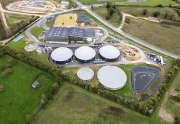 L'unité collective de méthanisation Agrigaz Vire.