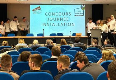 Présentation de JA et de l'installation par Antoine Lasnon, vice-président des JA 76.