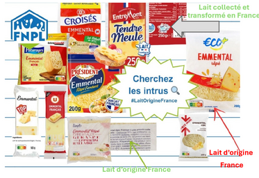 La FNPL défend l'usage du logo Syndilait "Collecté et transformé en France" sur tous les produits transformés.