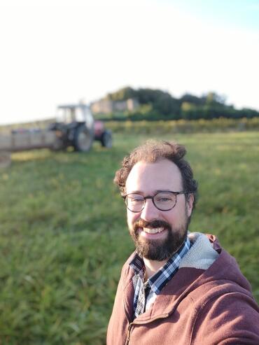 Pierre-Armand de Laguiche, vigneron au Château d’Arlay dans le Jura sur 15,6 hectares.