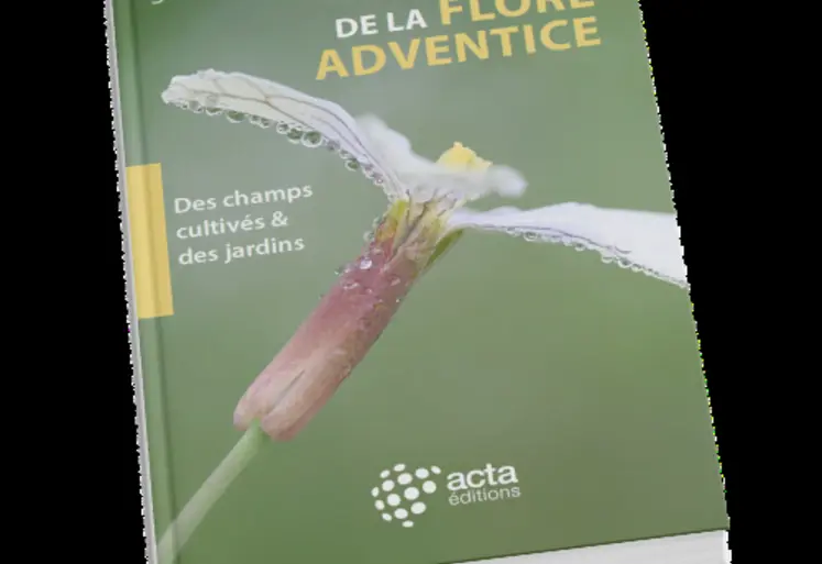 <em class="placeholder">Couverture du Guide de la flore adventice d&#039;Acta Editions.</em>