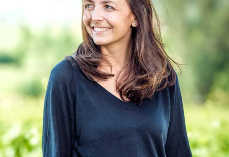 <em class="placeholder">Marine Descombe, présidente de l’Anivin.</em>