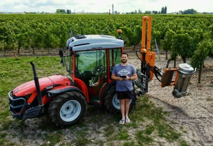 <em class="placeholder">Anthony Pantaleon, vigneron au Domaine Pantaleon Christian et fils, sur 21 ha, à Saint-Nicolas de Bourgueil, en Indre-et-Loire</em>