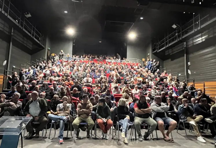 Meeting viticole à Ferrals-les-Corbières