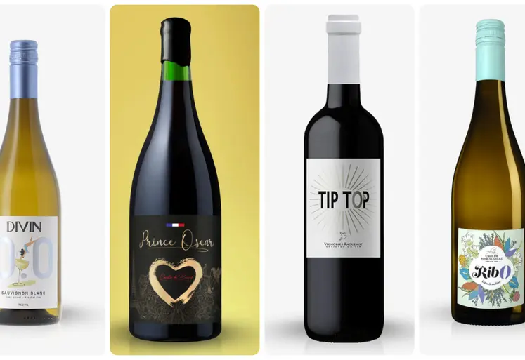 bouteilles de vins sans alcool