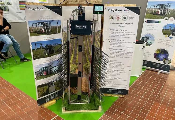 <em class="placeholder">Rampe de pulvérisation Wulp, de Praysbee au salon Sival 2026</em>
