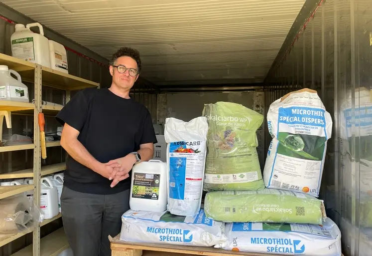 <em class="placeholder">Aurélien Schlienger, directeur des domaines Baudry Dutour, à Chinon, en Indre-et-Loire</em>