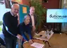 Denis Verdier, président de la Fédération gardoise des vins IGP, a signé une convention avec Magali Saumade, présidente de la Chambre d’Agriculture Gard et Patrick ...