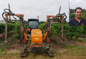 Fabien Marie, viticulteur en Charente-Maritime : « La rogneuse traînée est incomparable en termes de maniabilité dans les tournières. »