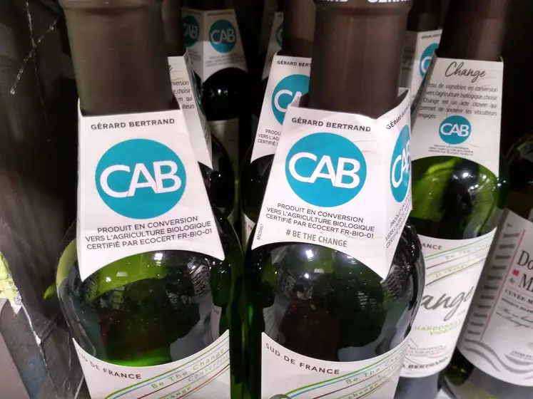 le logo CAB pour les vin en conversion 