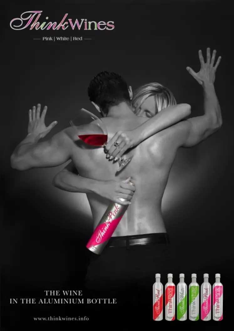 La publidité Think Wine vise directement les femmes