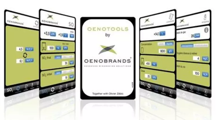 La nouvelle version de l'application gratuite Oenotools, développée par Oenobrands, disponible sur smartphones, a été lancée.