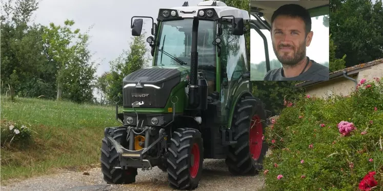 Vigneron à La Sauve, en Gironde, Jérôme Zaros a testé pendant une semaine le tracteur Fendt 211 V Vario. 