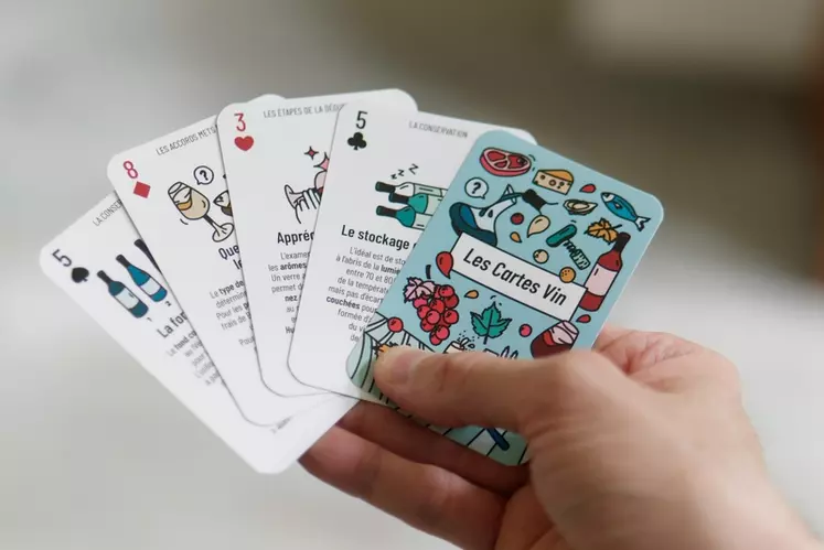 Un jeu de « cartes-cépages » pour une belote éducative