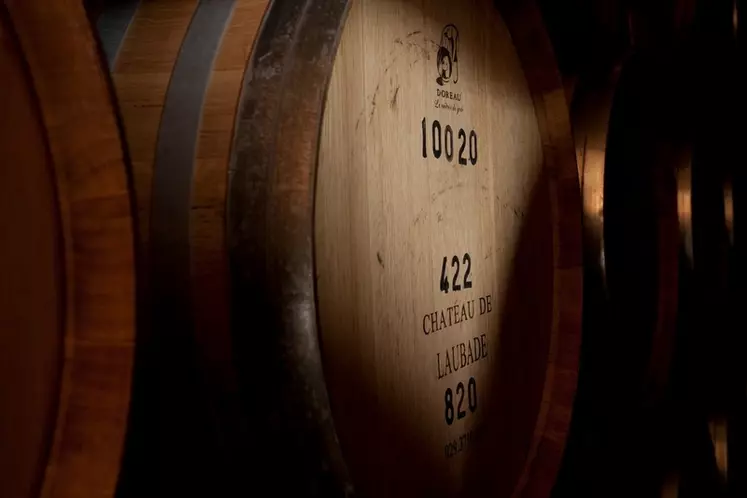 Outre l'impact organoleptique, l'affinage en barriques ayant contenu du rhum ou du whisky permet au Château de Laubade de capter les consommateurs de ces alcools.