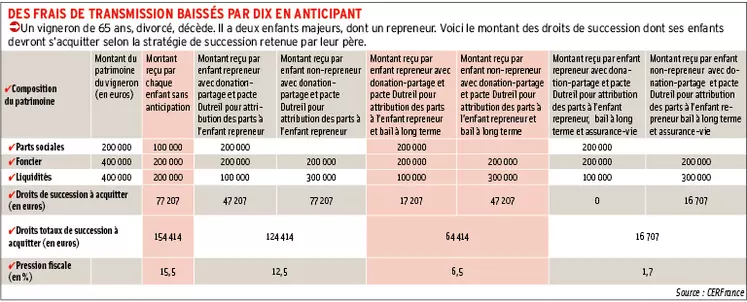 Cinq outils pour optimiser fiscalement la transmission d’une exploitation viticole