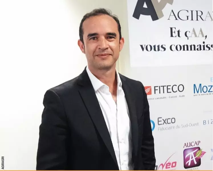 Christophe Tichadou, expert-comptable, gère le groupe Alliance Expert, membre du réseau AgirAgri.