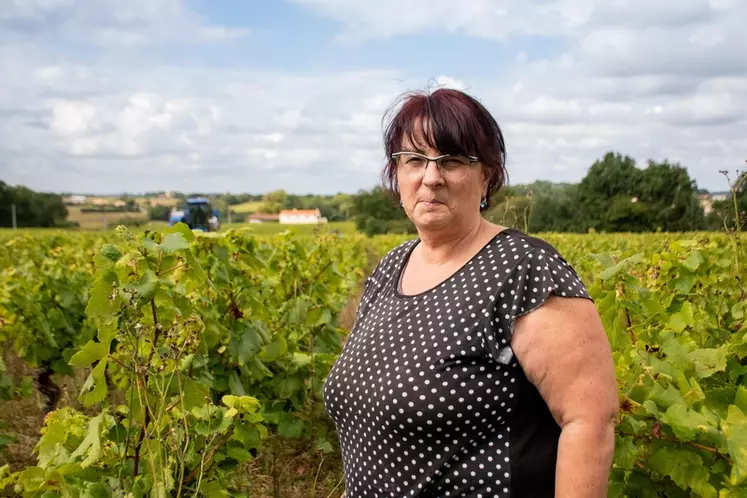Carmen Suteau, présidente du Syndicat des vignerons indépendants nantais (SVIN)