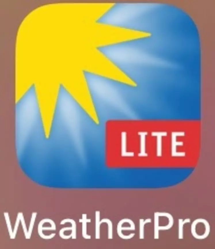 Weather Pro Lite annonce des « prévisions et rapports de météo sur 7 jours pour plus de deux millions d’endroits dans le monde, sur une interface animée et facile à lire ».