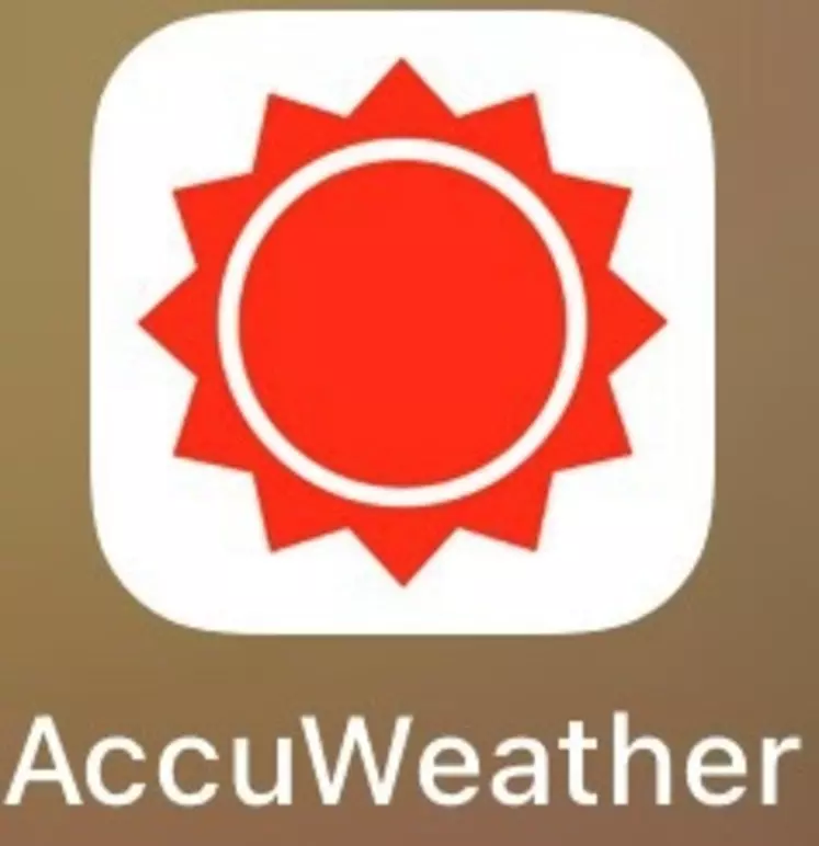 AccuWeather promet une « météo précise et fiable, des prévisions heure par heure, à 15 jours ».