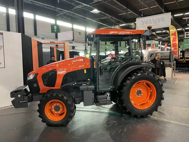 Le nouveau tracteur spécialisé de Kubota est bien là. 