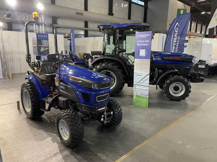 Le constructeur indien participe cette année au Vinitech et présente un micro-tracteur électrique et un tracteur étroit, inédit sur le marché français..