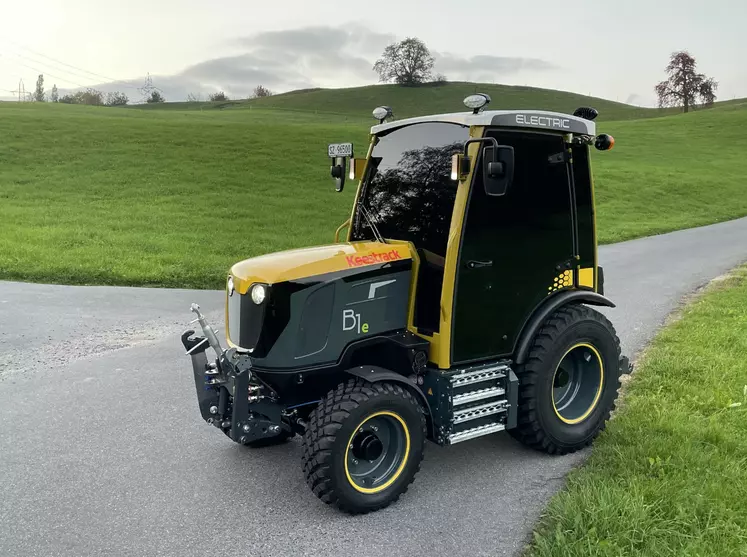 Keestrack-Goldoni va prochainement présenter un tracteur électrique étroit.