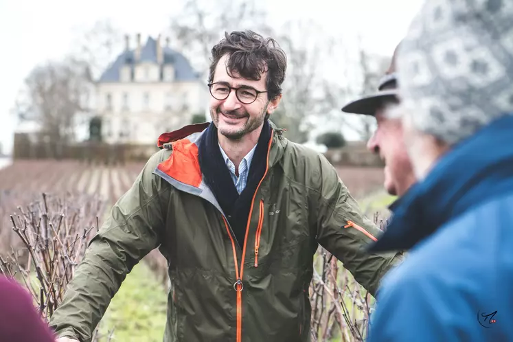 Pierre Cazeneuve, propriétaire du Château Paloumey