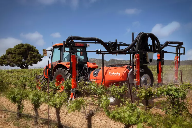 Kubota dévoile une gamme de pulvérisateurs viticoles issue du rachat du constructeur espagnol Fede.