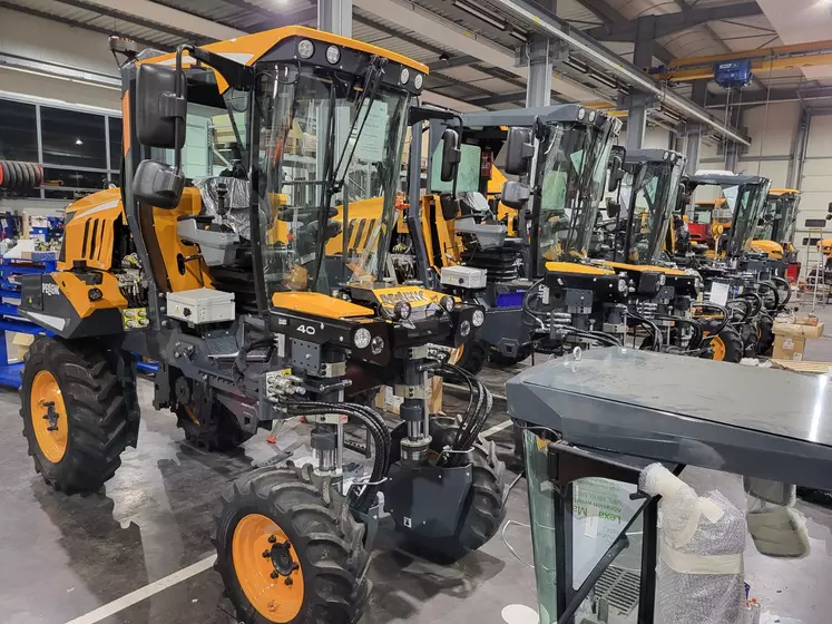 En plus d'être une filiale de distribution de Pellenc, Pellenc Bourgogne est aussi le site de production des tracteurs enjambeurs monorang 40 et trois roues 140.