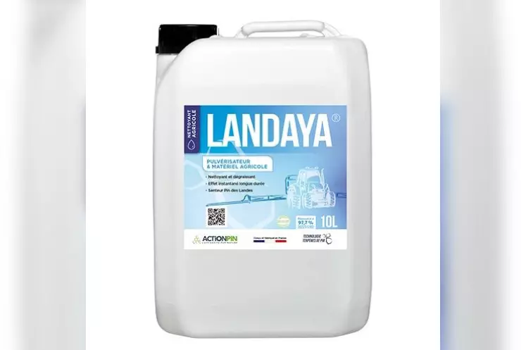 Le produit Landaya est issus de dérivés terpéniques et résines de pin.