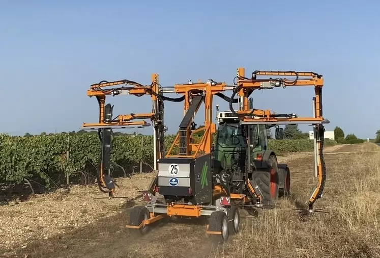 Naotec propose un séquençage de bout de rangs pour faciliter les demi-tours.