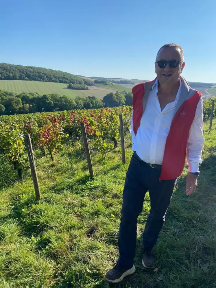 Michel Jacob, vigneron à Avirey-Lingey dans l'Aube