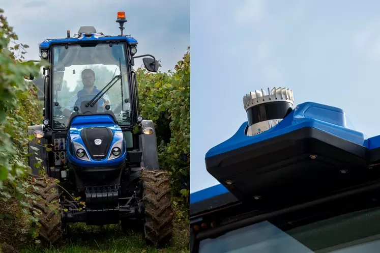 New Holland autoguidage lidar