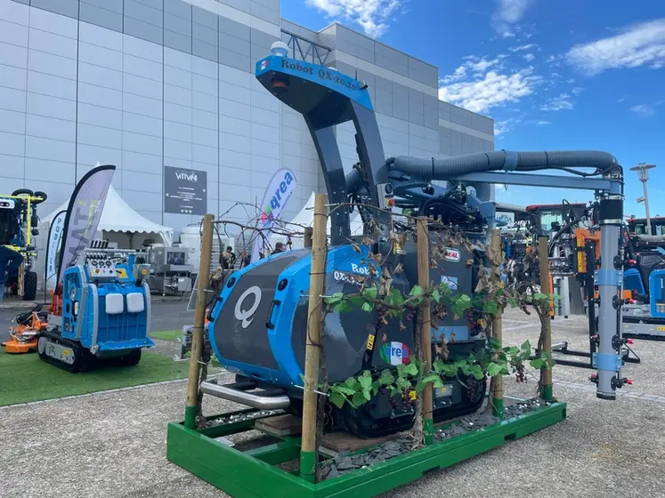 <em class="placeholder">Le robot de l&#039;entreprise italienne Qrea est toujours à l&#039;état de prototype.</em>
