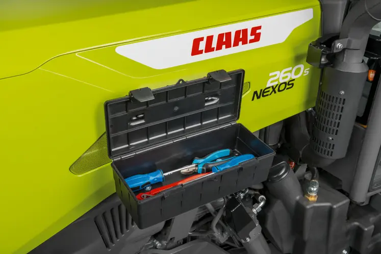 Boîte à outils tracteur Claas Nexos 200 Comfort