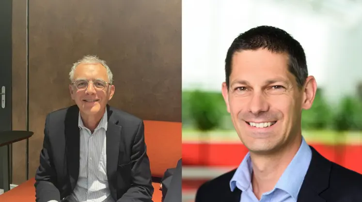 A l’occasion des 30 ans de RéChristophe Riou, directeur de l’IFV et Anthony Clenet, responsable services viticoles à l’ICV 