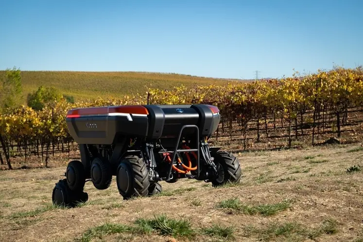 <em class="placeholder">Robot Kubota KATR dans les vignes</em>
