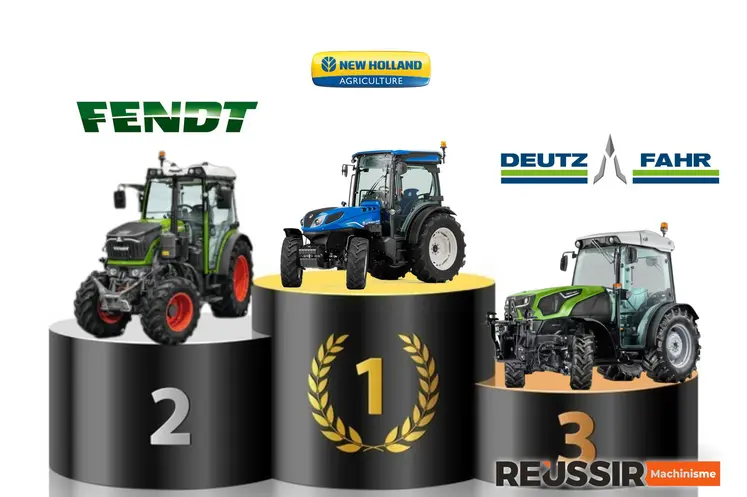 New Holland retrouve sa place de leader des tracteurs spécialisés en 2024. 