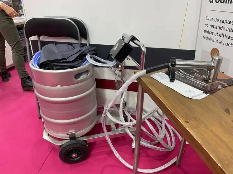 <em class="placeholder">Le Topper V3 de Barrel Monkey lors du salon Vinitech 2024.</em>