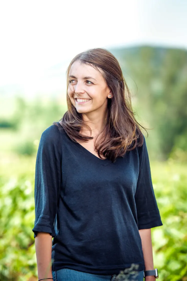 <em class="placeholder">Marine Descombe, présidente de l’Anivin.</em>