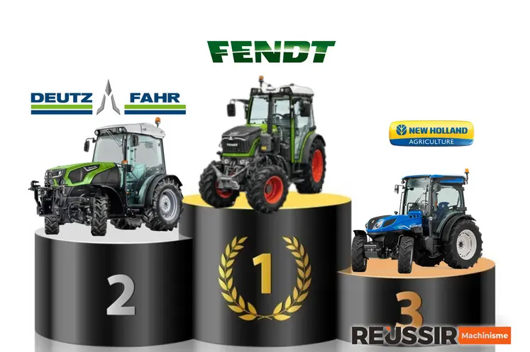 Podium immatriculations 2025 tracteurs spécialisés